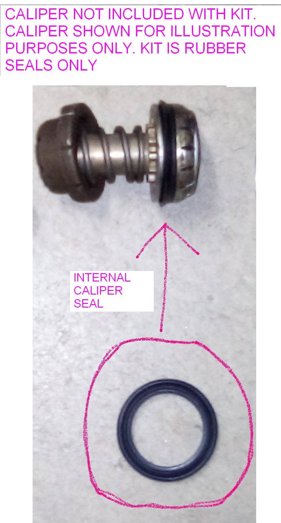 84-87 Rear Brake Caliper Complete Rebuild Kit